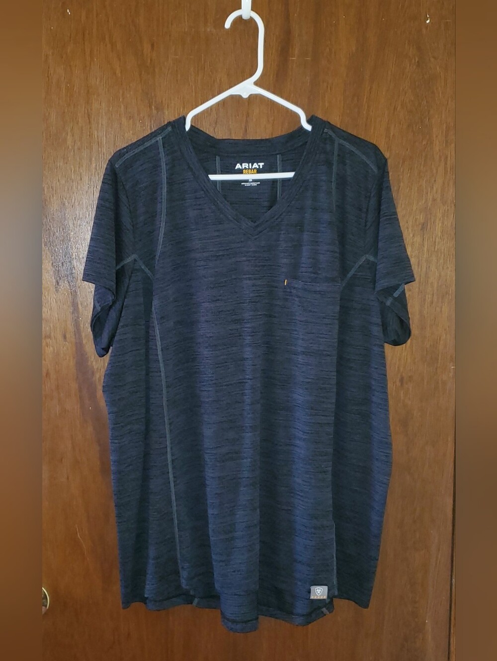 Ariat Rebar Dark Gray T Shirt Ladies Sz 2x
